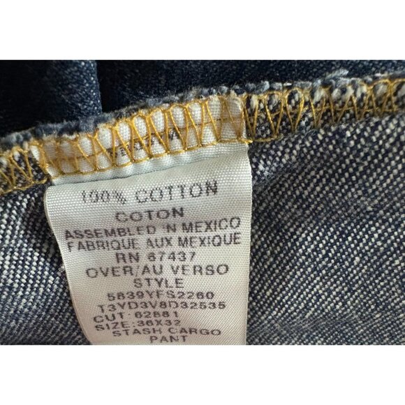 Polo Ralph Lauren RL2 Military Stash Cargo denim Jeans Pants size 36 x32 - Picture 7 of 7